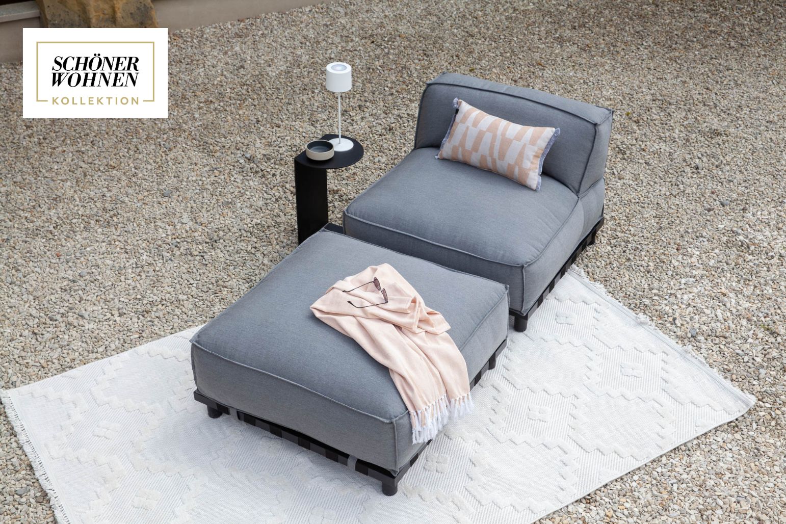 Schöner Wohnen Loungeset Vlieland 1er
