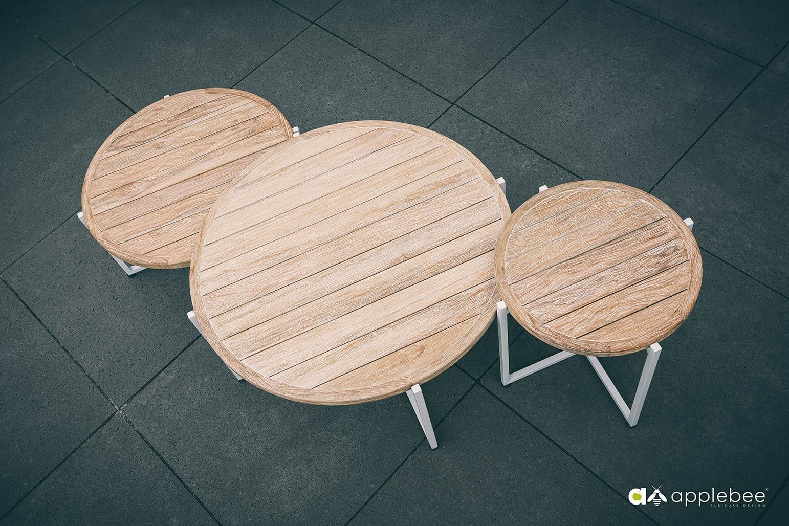 Apple Bee Geflecht Lounge Milou 5-Personen Qyster