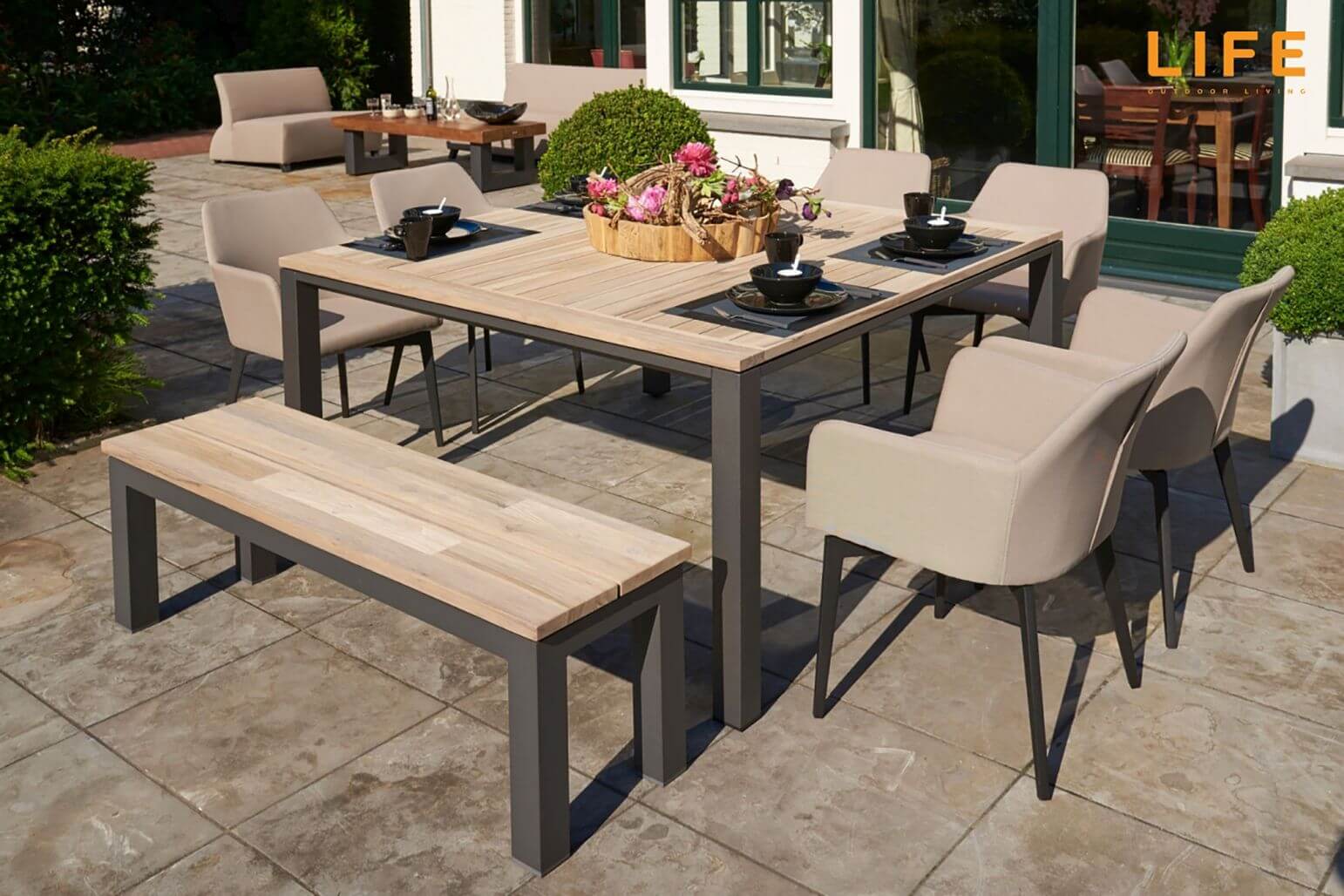 Life Aluminium Concept Dining 8-Personen 