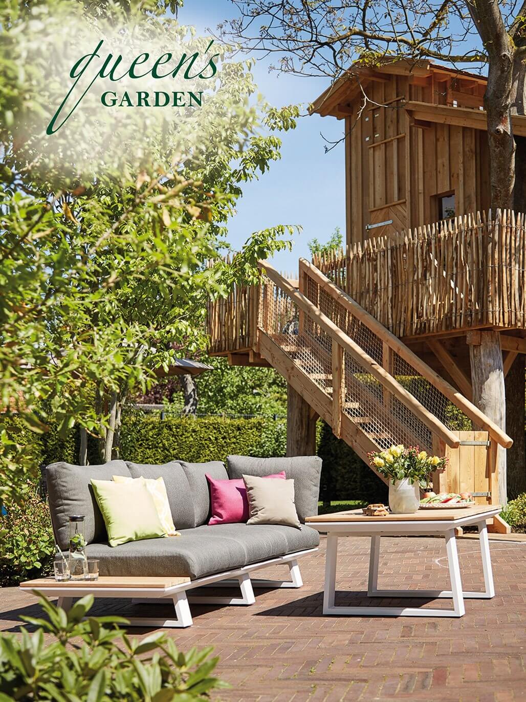 Queens-Garden-Aluminium-Talo-Lounge-3Sitzer-weiss