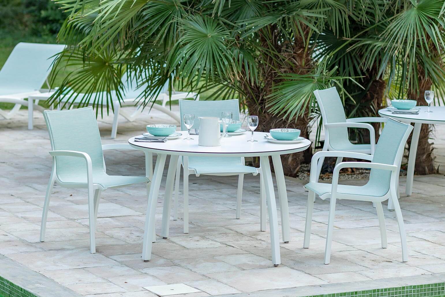 Kunststoff Sitzgruppe Sunset 4-Personen